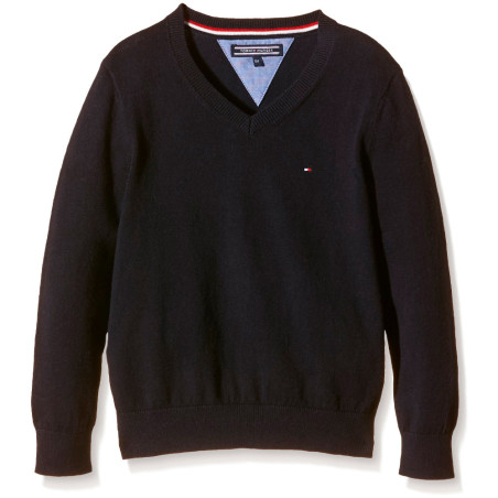 Suéter Tommy Hilfiger Masculino KB0KB01654-403 12 Azul Marinho