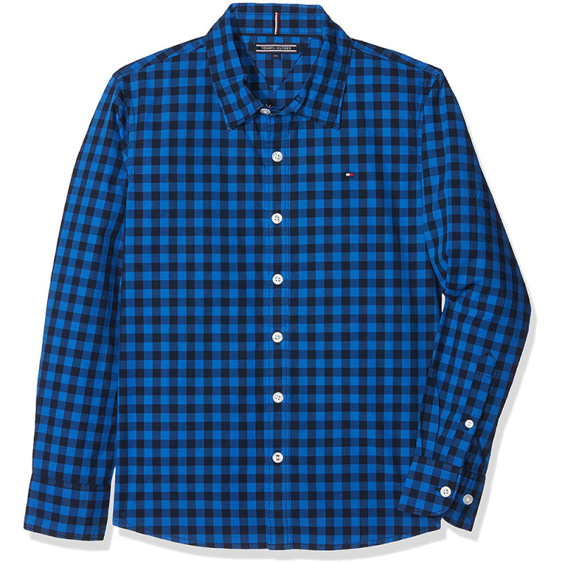Camisa Tommy Hilfiger  Masculino KB0KB03874-493 08 Azul Marinho