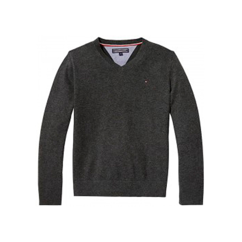 Suéter Tommy Hilfiger Masculino KB0KB03900-064 16 Cinza