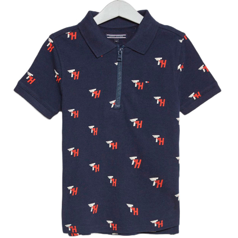Camiseta Polo Masculina Tommy Hilfiger KB0KB03965-002 Talla 14