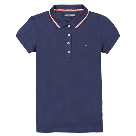 Polo Infantil Femenino Tommy Hilfiger Azul marino 10