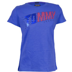 Camiseta Tommy Hilfiger Infantil Feminina KG0KG03440-711...