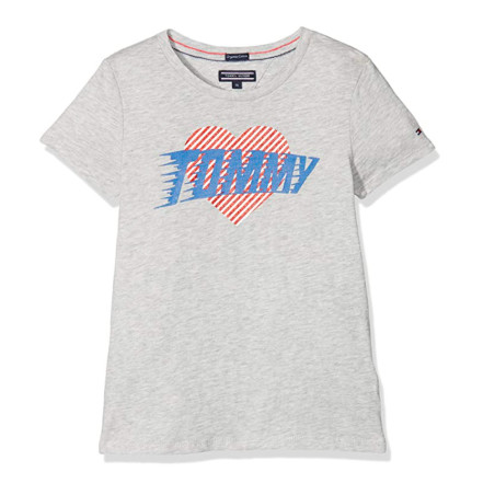 Camiseta Infantil Tommy Hilfiger KG0KG03440-061 08 Cinza