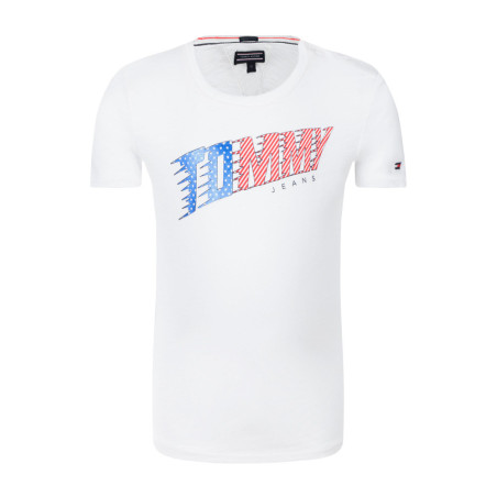 Camiseta Tommy Hilfiger Infantil Feminina KG0KG03440-123 12 Branco