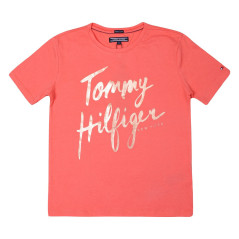 Camiseta Tommy Hilfiger Infantil Feminina KG0KG03441-608...