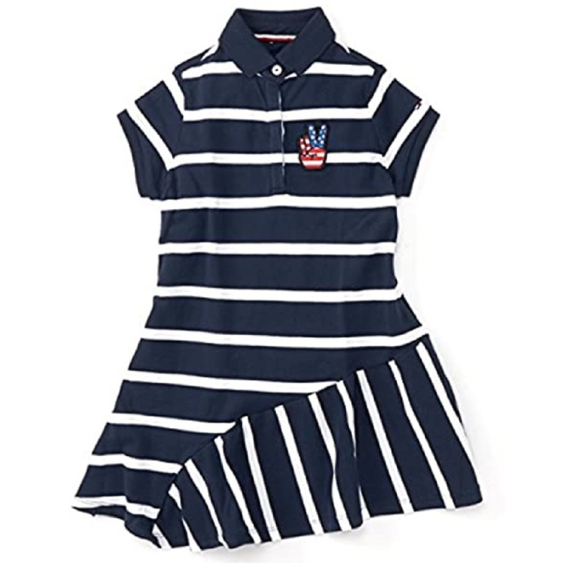 Vestido Tommy Hilfiger Feminina KG0KG03484-123 16 Azul