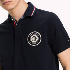 Camiseta Polo Masculina Tommy Hilfiger MW0MW03246-403 M Azul