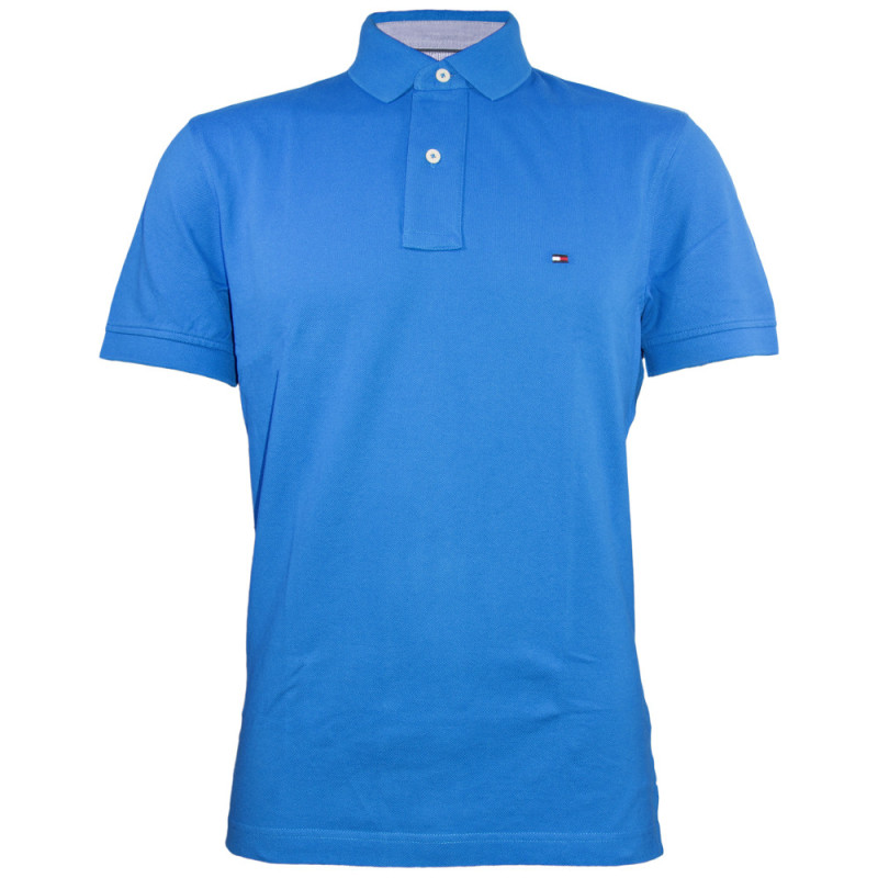 Tommy Hilfiger Men's Polo MW0MW03549-469 M Celeste