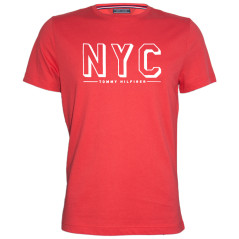 Camiseta Tommy Hilfiger Masculino MW0MW03576-611 M Bordo