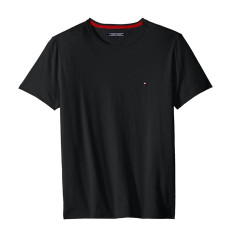 Camiseta Hombre Tommy Hilfiger M Negro - Algodón 100%
