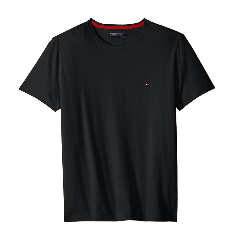 Camiseta Hombre Tommy Hilfiger M Negro - Algodón 100%