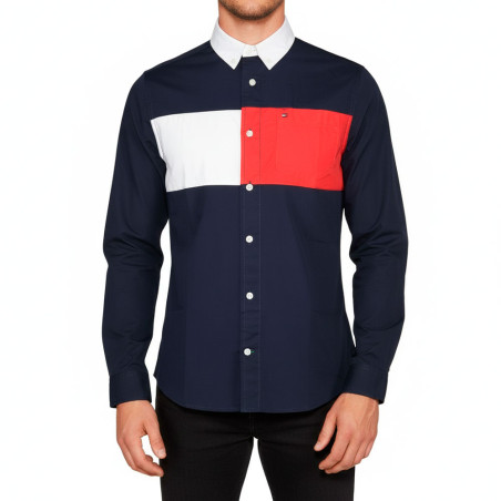 Camisa Tommy Hilfiger Masculino T874636-405 S Marinho