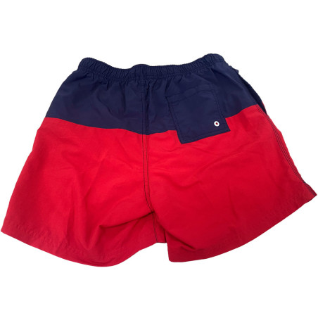 Short De Praia Tommy Hilfiger Masculino UB0UB00121-979 10 - Azul Marinho/Vermelho