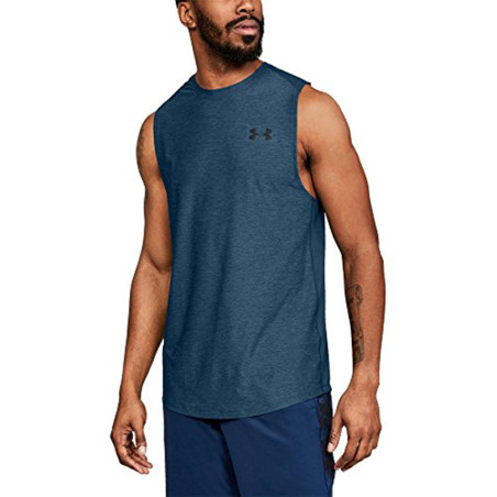 Camiseta Regata UNDER ARMOUR Masculino 1306433-489 SM - Azul Marinho