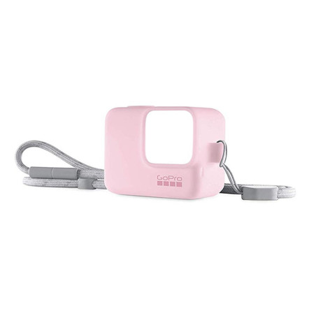 Case De Silicone GoPro Com Cordão Ajustável Para HERO5 /6/7 - Rosa - ACSST-004