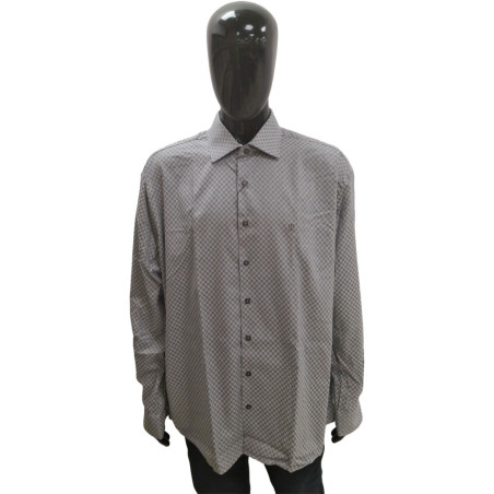 Camisa INDIVIDUAL Masculino 3-02-00113-095 6 - Cinza Xadrez