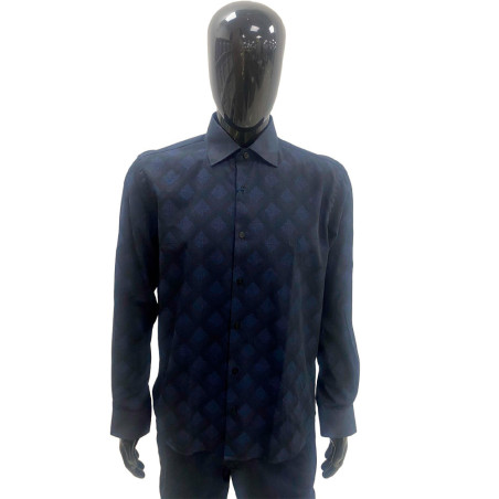 Camisa INDIVIDUAL Masculino 3-02-00182-040 2 - Azul Escuro