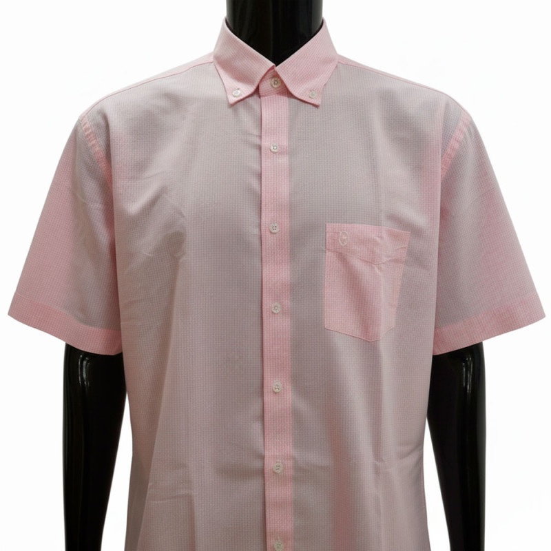 Camisa INDIVIDUAL Masculino 3-01-00180-117 6 - Rosa Xadrez