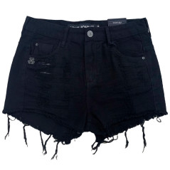 Short femenino John negro 06-01-1360-009 38 - Casual