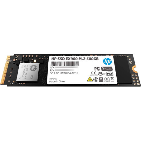 SSD Interno HP EX900 M.2 NVME PCIe 3.0 x4 NVMe 3D TLC NAND 500GB - 2YY44AA ABB