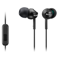 Fone de Ouvido Sony MDR-EX110AP Mini Jack 3.5mm - Preto