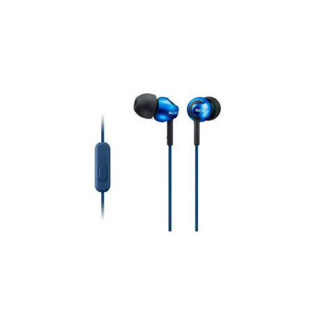Fone De Ouvido Sony MDR-EX110AP Mini Jack 3.5mm - Azul