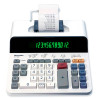 Calculadora con impresora Sharp EL-T3301 blanca, 12 dígitos