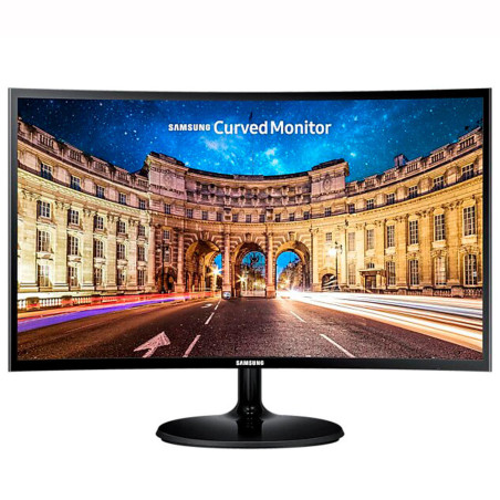 Monitor Curvo Samsung LC27F390FHNXGO 27" Full HD VGA/HDMI Bivolt Preto
