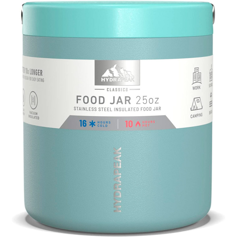 Fiambrera Térmica Hydrapeak HP-JAR-25 739ML - Aqua - Acero Inox