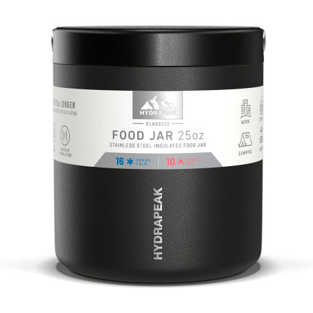 Marmita Térmica Hydrapeak HP-JAR-25 739ML - Preto