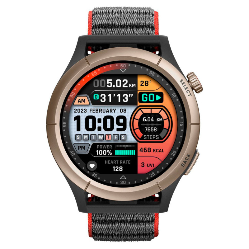 Smartwatch Amazfit Cheetah Pro A2292 Bluetooth e GPS - Run Track Black W2292TY1N