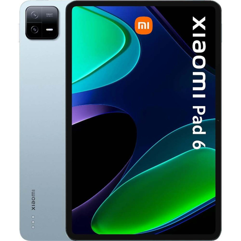 Tablet Xiaomi Pad 6 11'' Wi-Fi 8GB+256GB OS 13 - Mist Blue US 47800-VHU4338US-23043RP34G