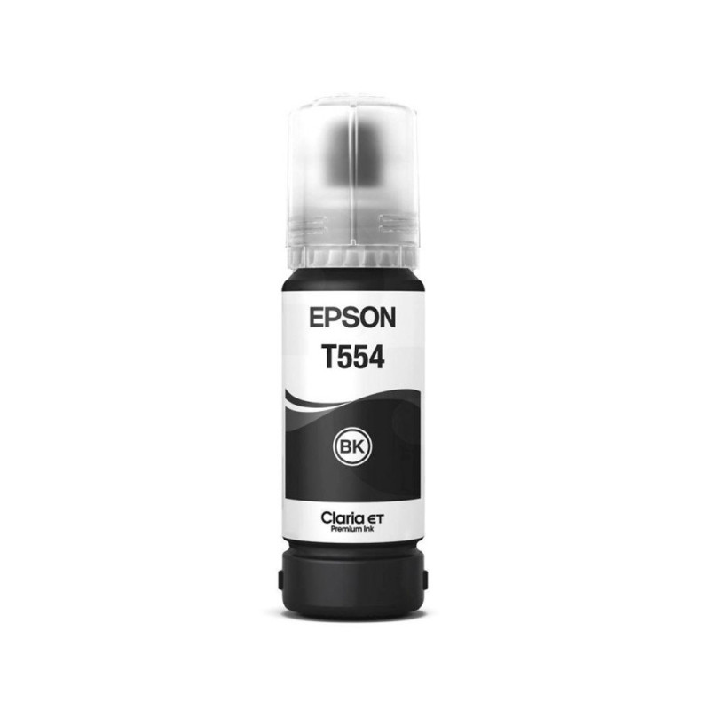 Frasco de Tinta Epson T554120-AL Preto 70ML L8180 - L8160