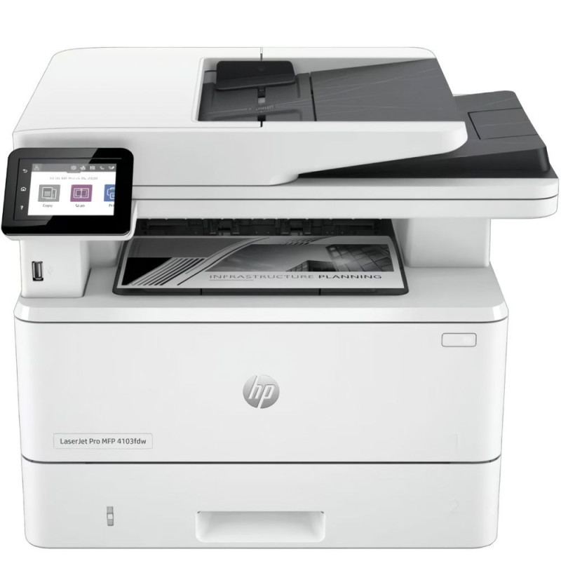 Impressora Monocromática HP Laserjet Pro MFP 4103FDW I/S/C/F USB/Red 220V 50/60HZ  - 2Z629A 697