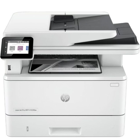 Impressora Monocromática HP Laserjet Pro MFP 4103FDW I/S/C/F USB/Red 220V 50/60HZ  - 2Z629A 697
