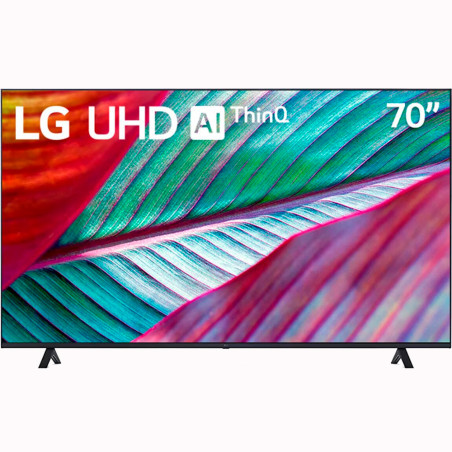 Smart TV LED LG UR8750 (2023) 70" 4K Ultra HD Bluetooth/USB/Wi-Fi Bivolt - 70UR8750PSA.AWH
