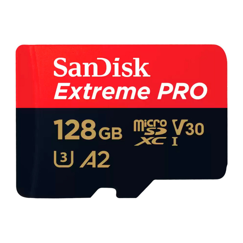 Cartão de Memória SanDisk Micro SDXC  Extreme Pro 128GB 200 MB/s- SDSQXCD-128G-GN6MA