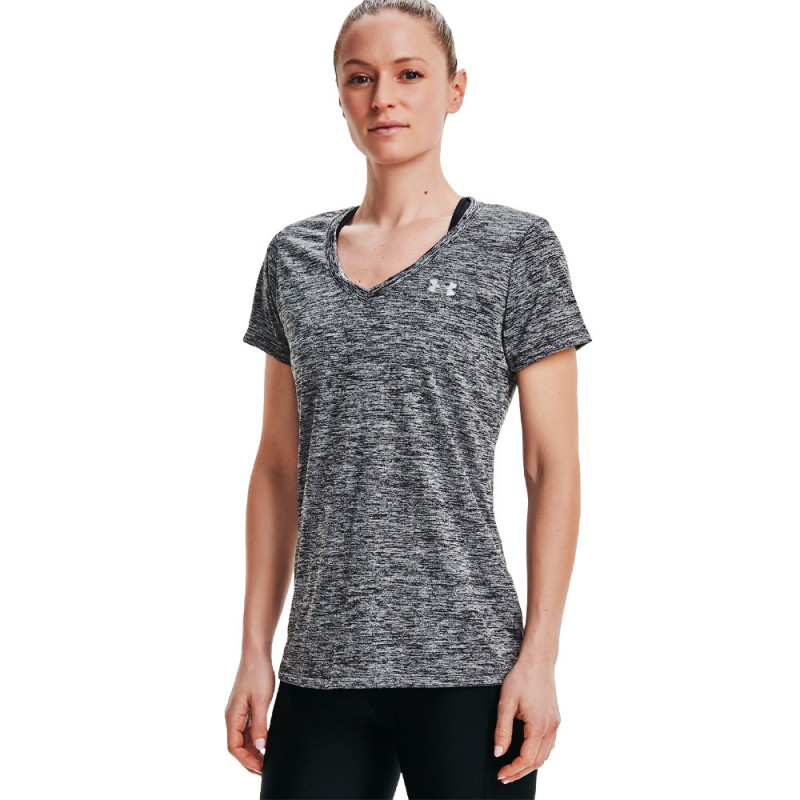 Camiseta UNDER ARMOUR Feminino 1258568-001 MD - Black/Metallic Silver