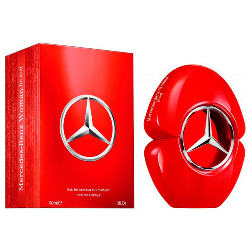 Perfume Mercedes-Benz Woman In Red Eau de Parfum Feminino 90ML