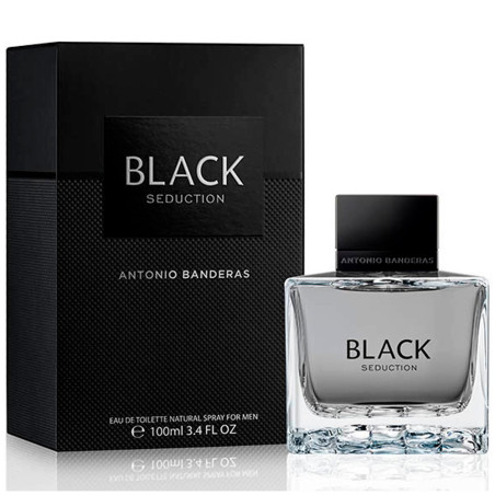 Perfume Antonio Banderas Seduction in Black Eau de Toilette Masculino 100ML