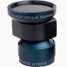 Sistema de Lente Telefoto e Polarizadora Circular olloclip OCEU-IPH5-TCP-B para iPhone 5