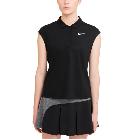 Polo de Tênis Nike Feminino CV2473-010 S - Preto