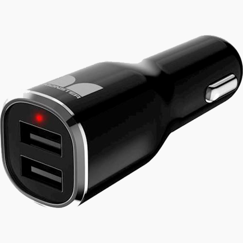 Carregador Veicular Monster iCarCharger 2 USB - Preto