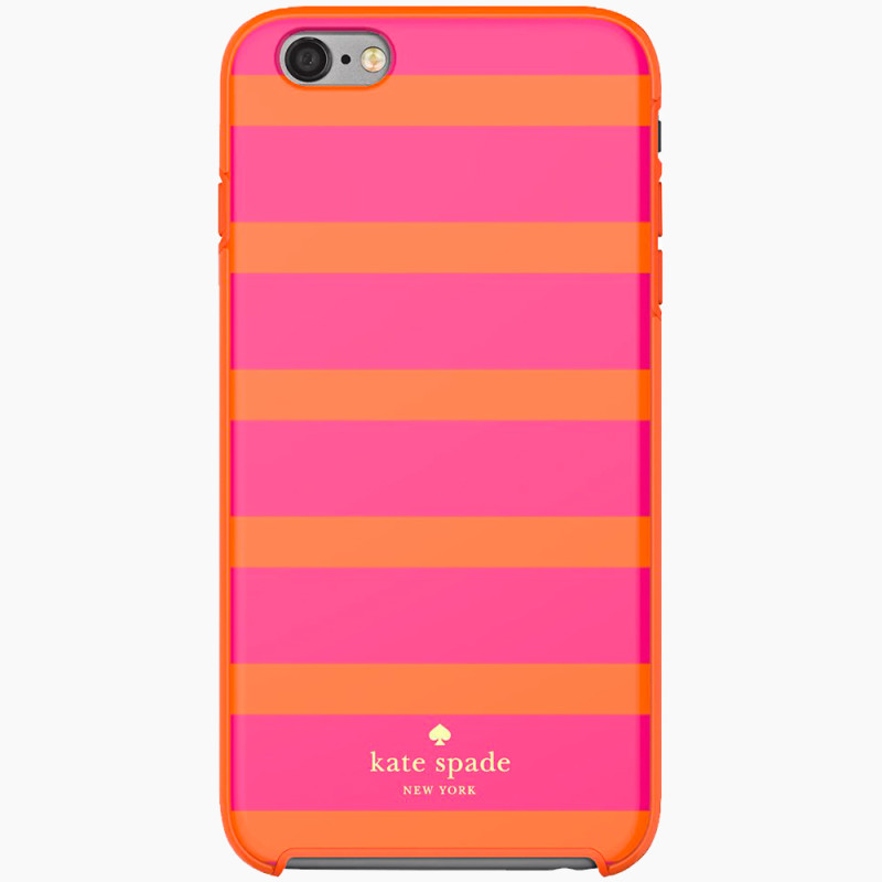 Capa Kate Spade para iPhone 6 e 6S - Rosa/Laranja