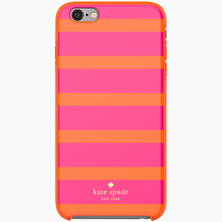Capa Kate Spade para iPhone 6 e 6S - Rosa/Laranja