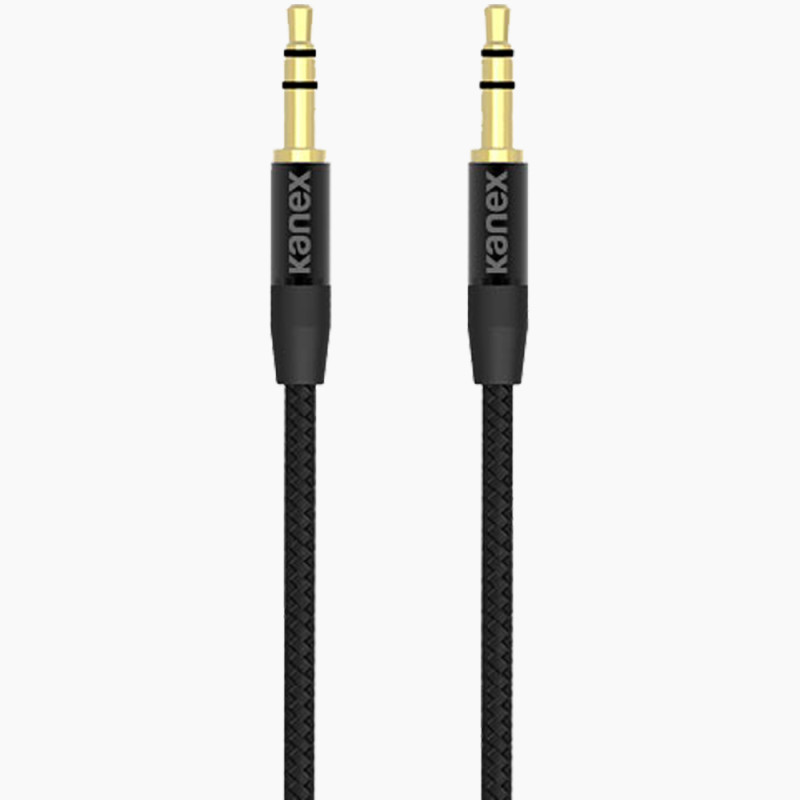 Cabo Mini Jack 3.5 mm Kanex 2 metros - Preto