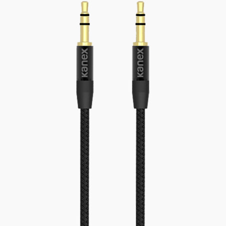 Cabo Mini Jack 3.5 mm Kanex 2 metros - Preto