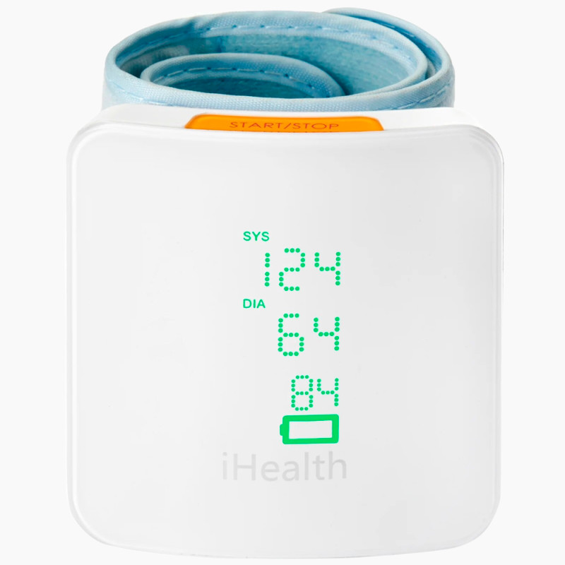Aparelho de Pressão para Pulso iHealth BP7s Bluetooth - Branco