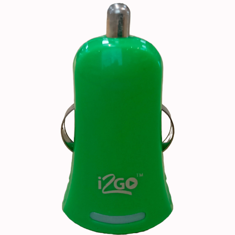 Carregador Veicular i2GO I2GCAR012GN USB - Verde