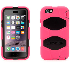Funda Griffin GB38904 Survivor para iPhone 6/6S - Rosa